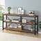Tribesigns Sofa Table 70.8 Inch Extra Long Rustic Console 3 Tier Storage Shelves
